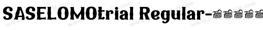 SASELOMOtrial Regular字体转换